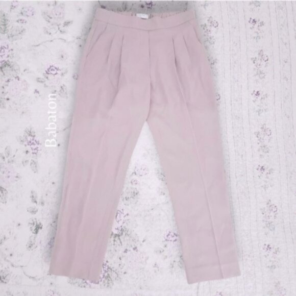 Babaton by Aritzia "Cohen" Pleated Elastic Waist Skinny Trouser- Size 0 - Picture 5 of 14